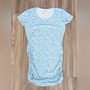 Lilly Bleu Spring Summer Sunflower Pattern Dress Size L Women Juniors